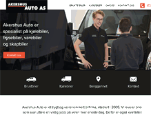 Tablet Screenshot of akershusauto.no
